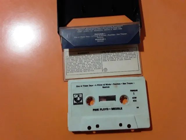 Fita Cassete Pink Floyd, Meddle, Tocando bem, conservada, Inglesa - Foto 4