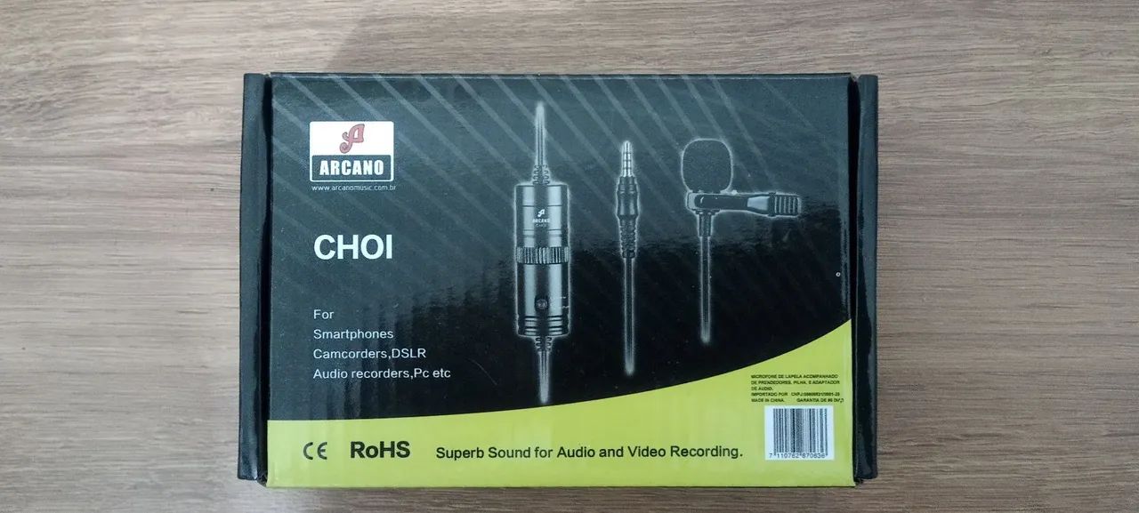Microfone de Lapela Arcano CHOI