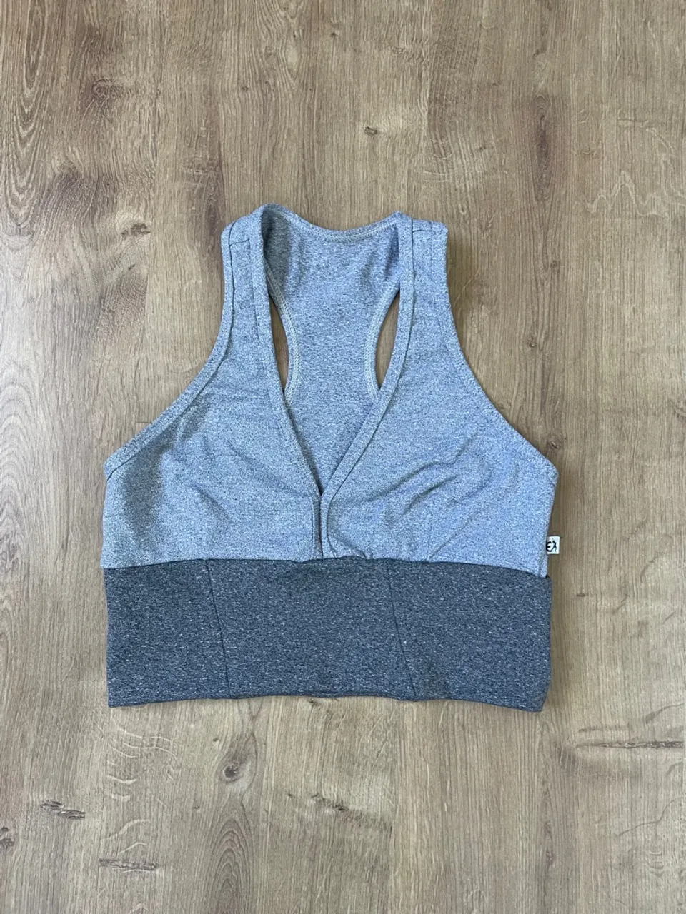 Top fitness P / M cinza