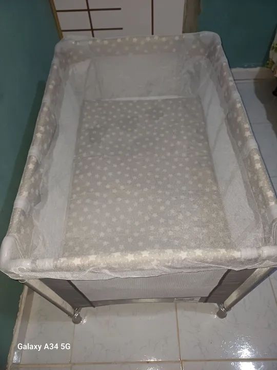 Berço Portátil com Mosquiteiro - Foto 4