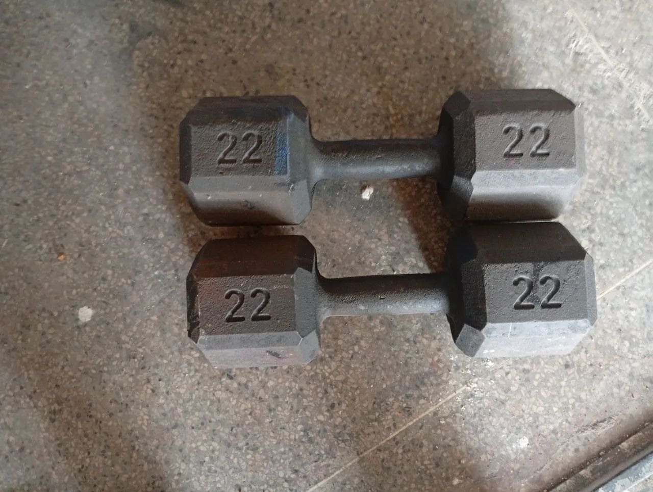 Par de Halteres 22kg - Foto 2