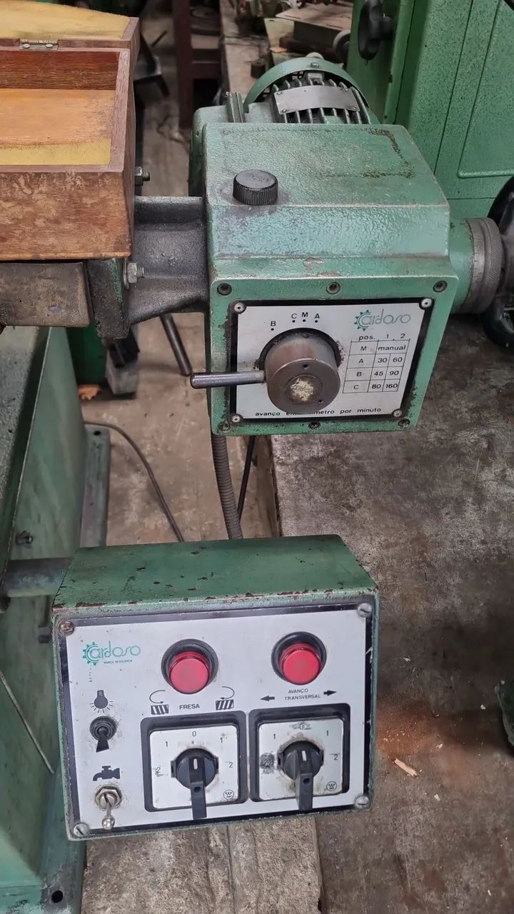 Furadeira Fresadora Cardoso FFPC-28 COMPLETA  - Foto 5