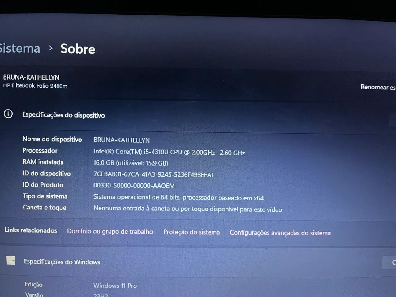 Notebook HP Elitebook 