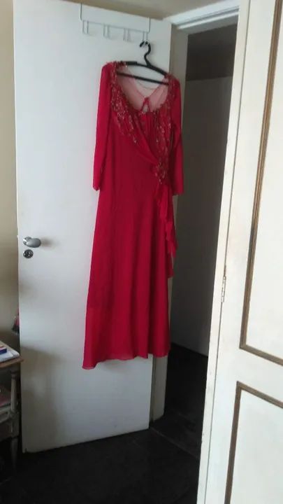 Vestido de festa vermelho