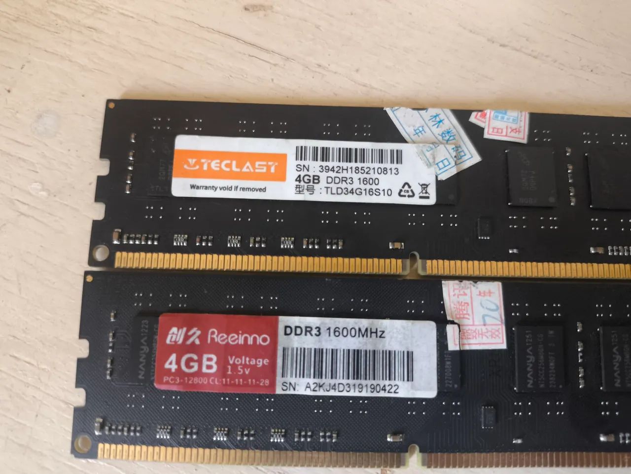 Memória RAM DDR3 8GB 1600MHz Memória RAM Centro, Monte Castelo