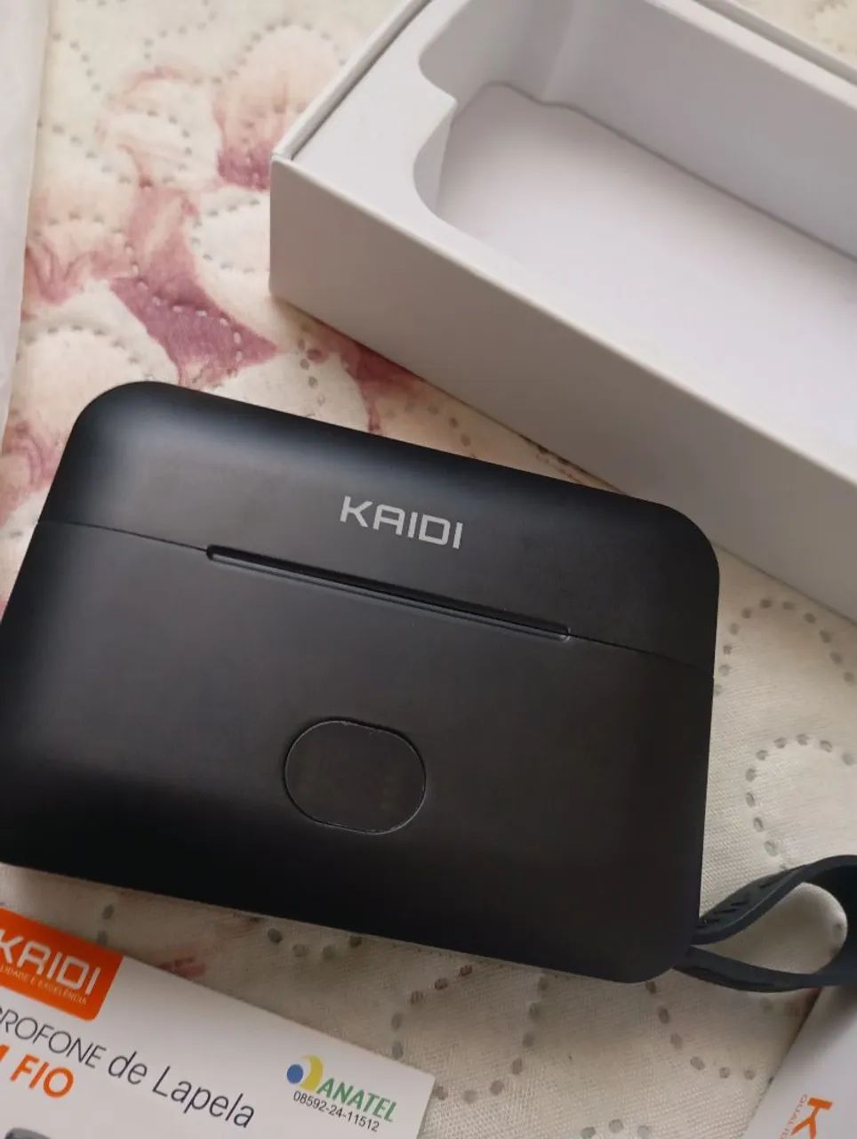 Microfone magnético de lapela sem fio p4 profissional para iPhone  - Foto 5