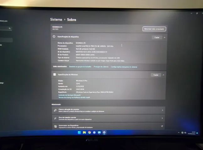 Computador I3 7º ger - GeForce 1050 TI - 16GB Ram - Foto 2