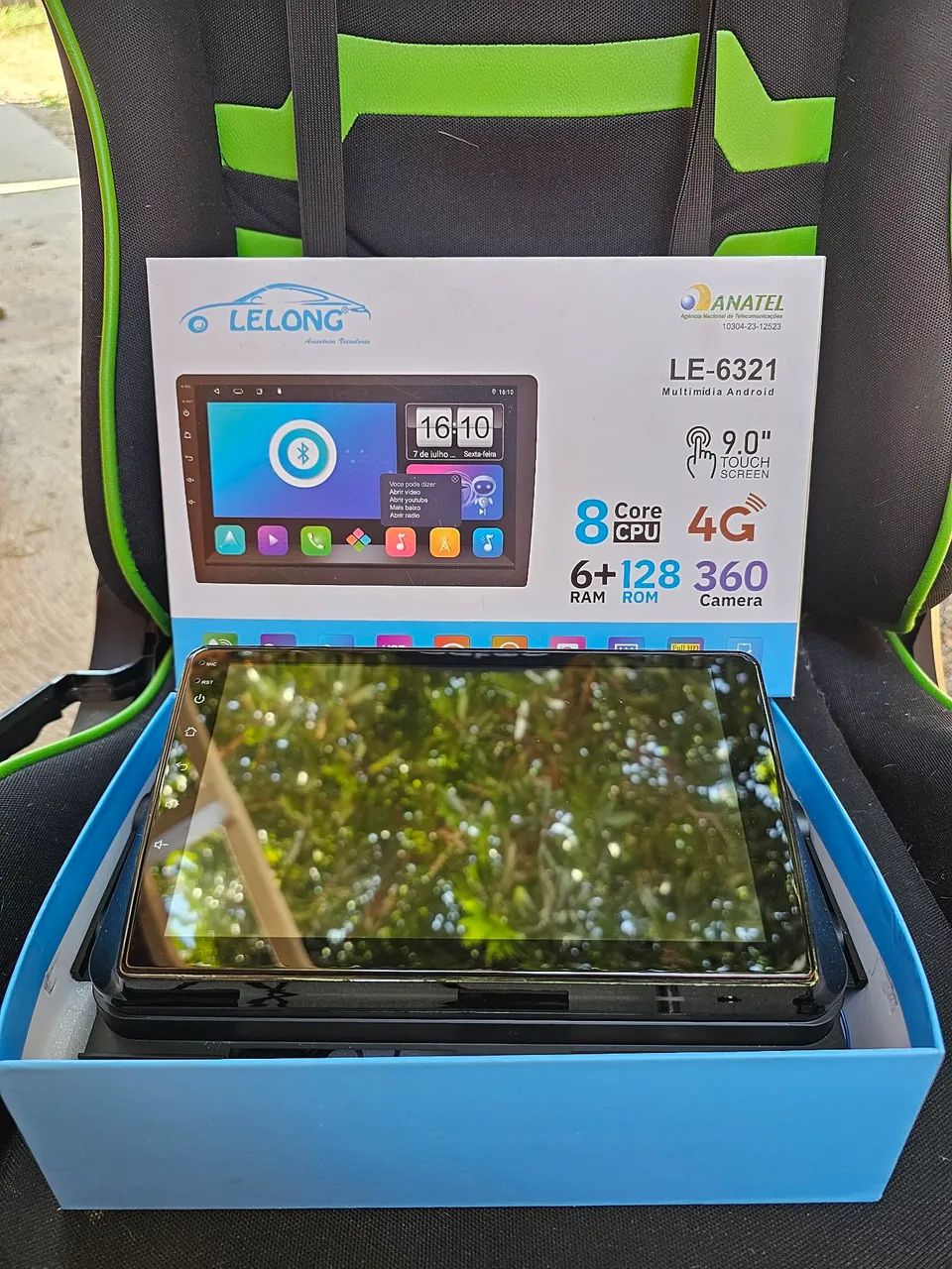 Central Multimídia Android LE-6321 9 Polegadas