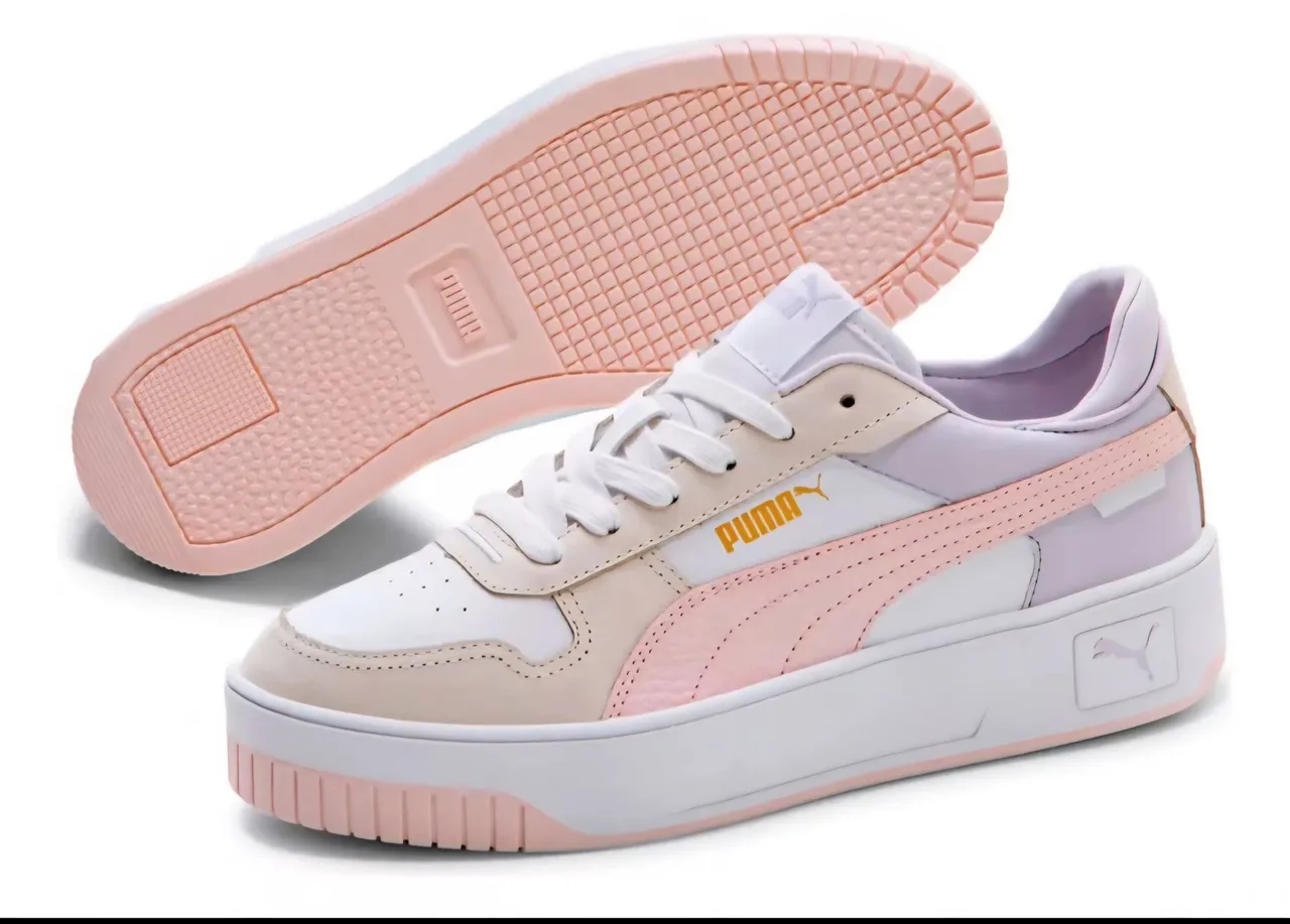 Tênis Puma Mayze Classic Feminino - Rosa e Branco