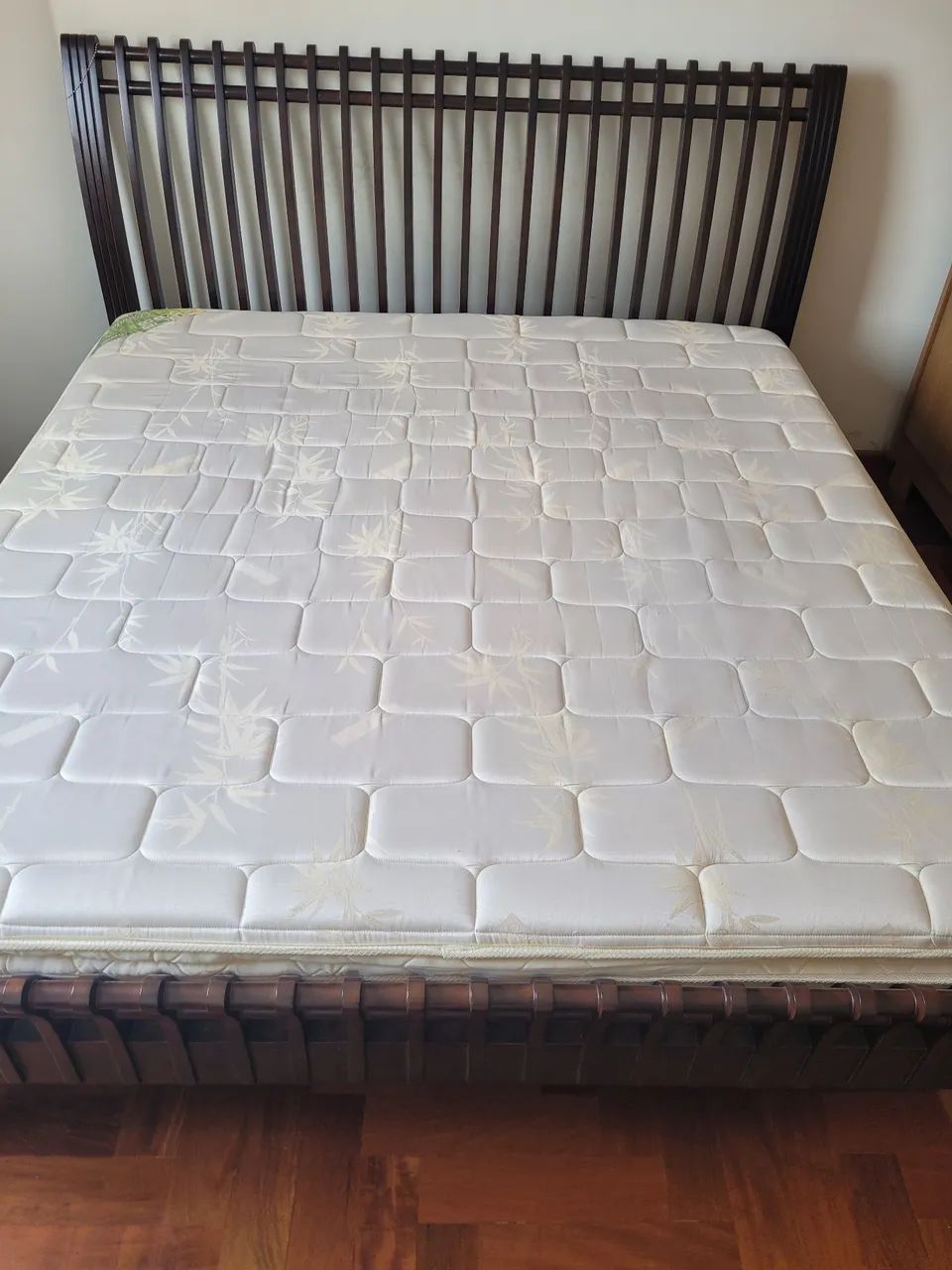 Cama Casal King Size Madeira Maciça - Foto 5