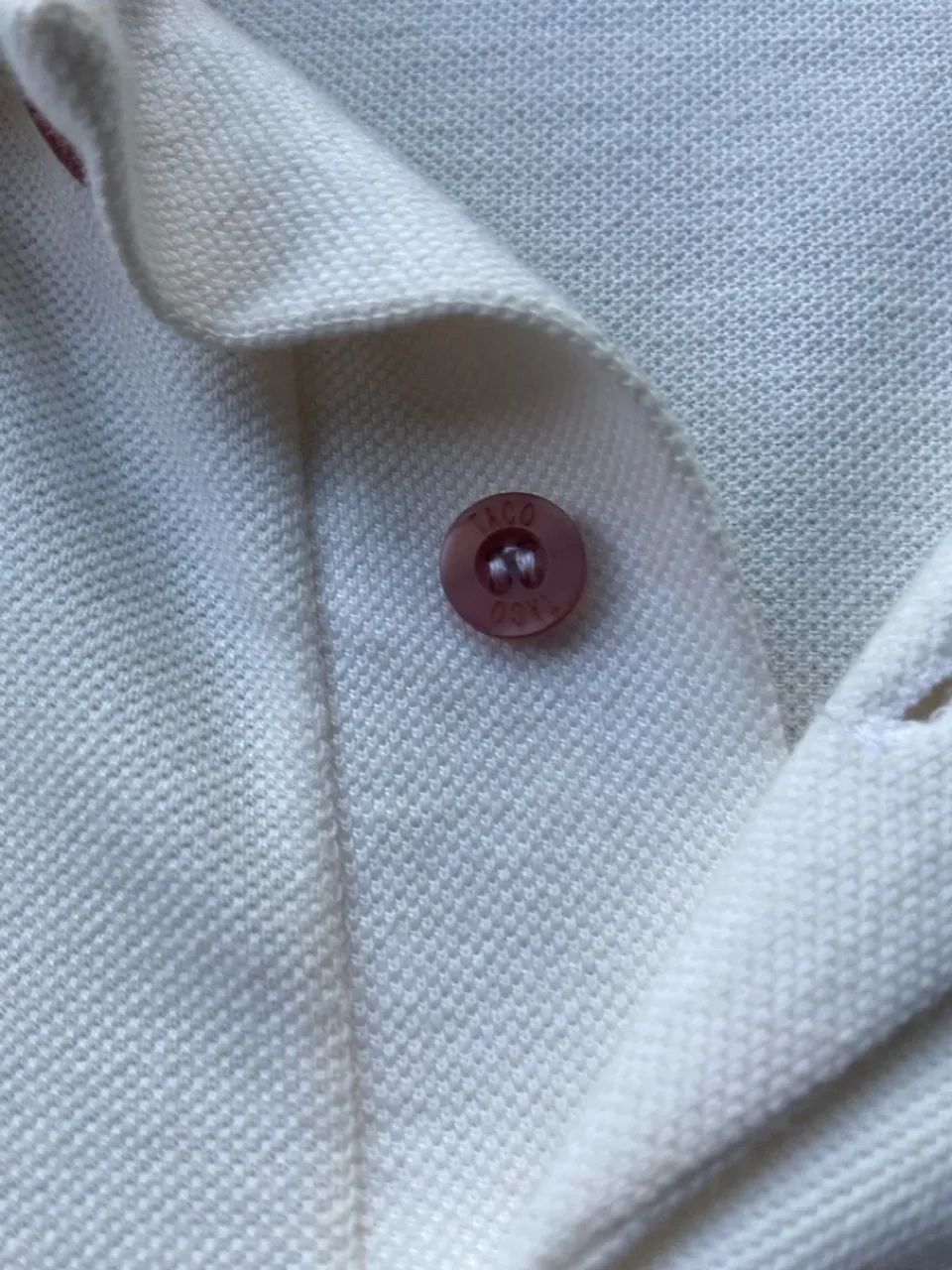 Camisa Polo Taco Bege - Tamanho G - Foto 3
