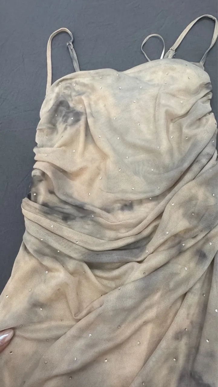Vestido longo tie dye tule  - Foto 4