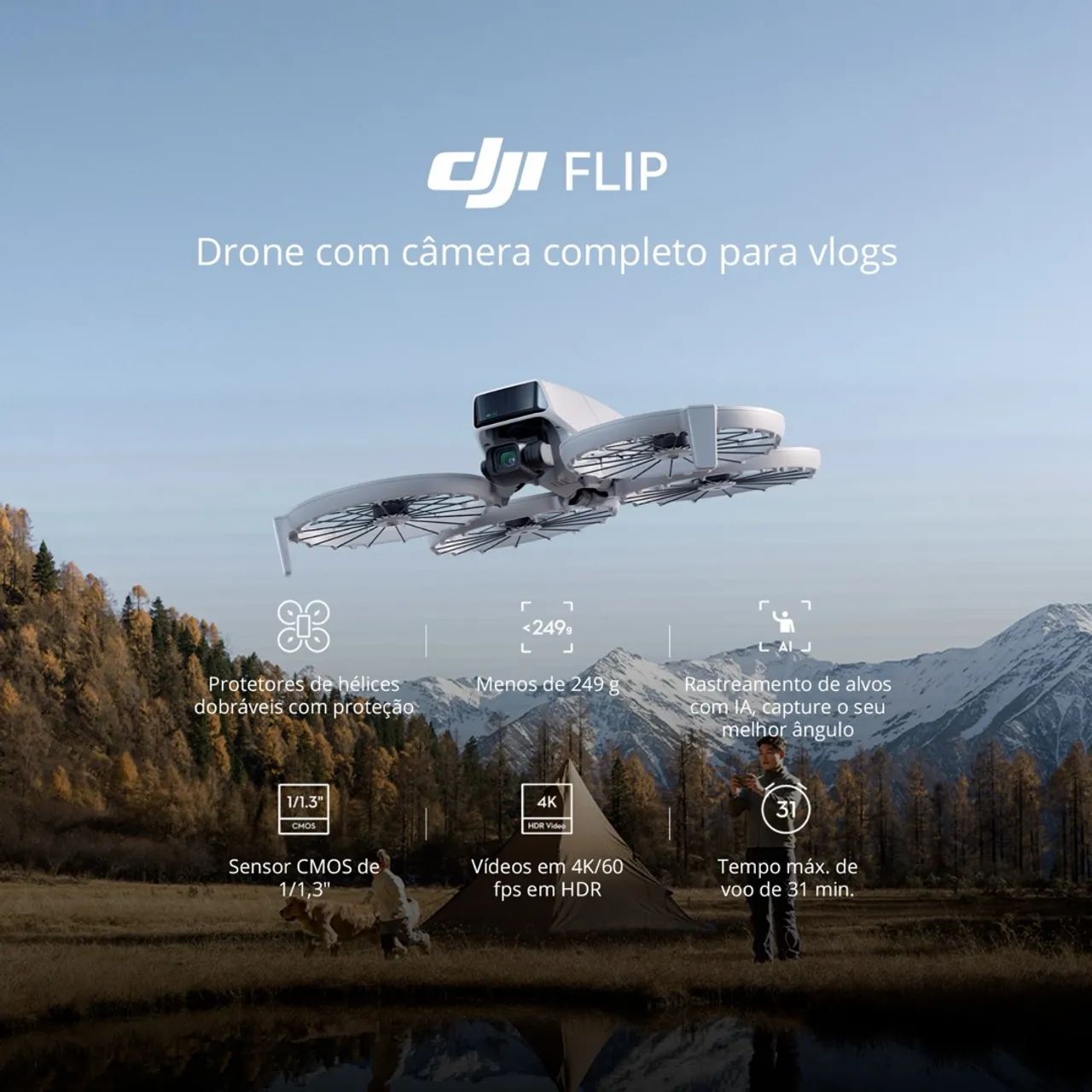 Drone dji flip combo rc2 ( lacrado ) - Foto 6