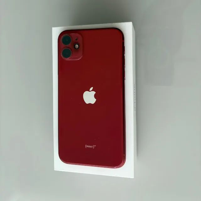 iPhone 11 256GB vermelho 73% completo - Celulares e Smartphones