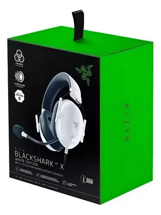 Fones de ouvido Gamer Razer Blackshark V2 X Branco - Foto 2