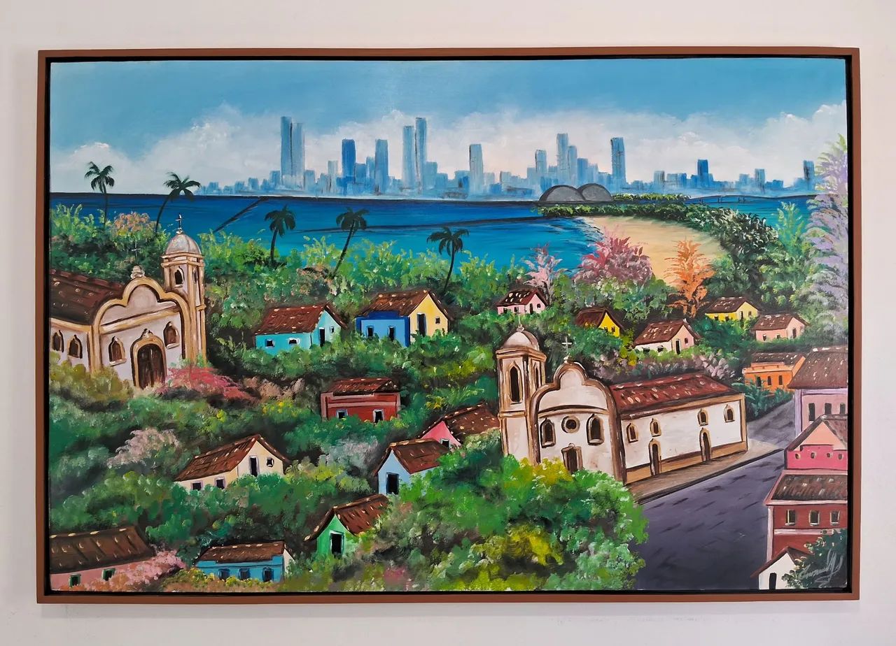 Quadros obras de Arte  100% pintura acrílica sobre tela. 