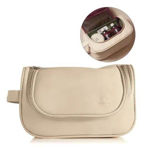 Necessaire Couro Natura - R$50,00