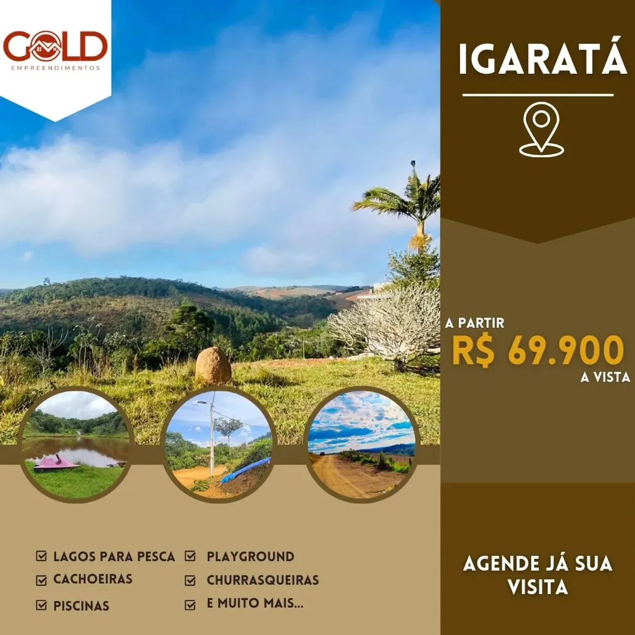 Lote para venda com 600M² em Igaratá - SP