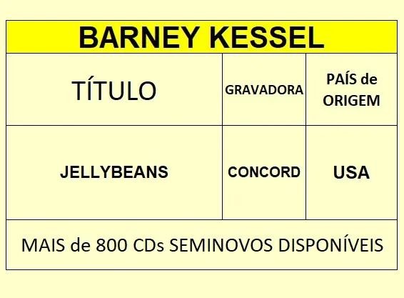 Cd do guitarrista Barney Kessel - Foto 2
