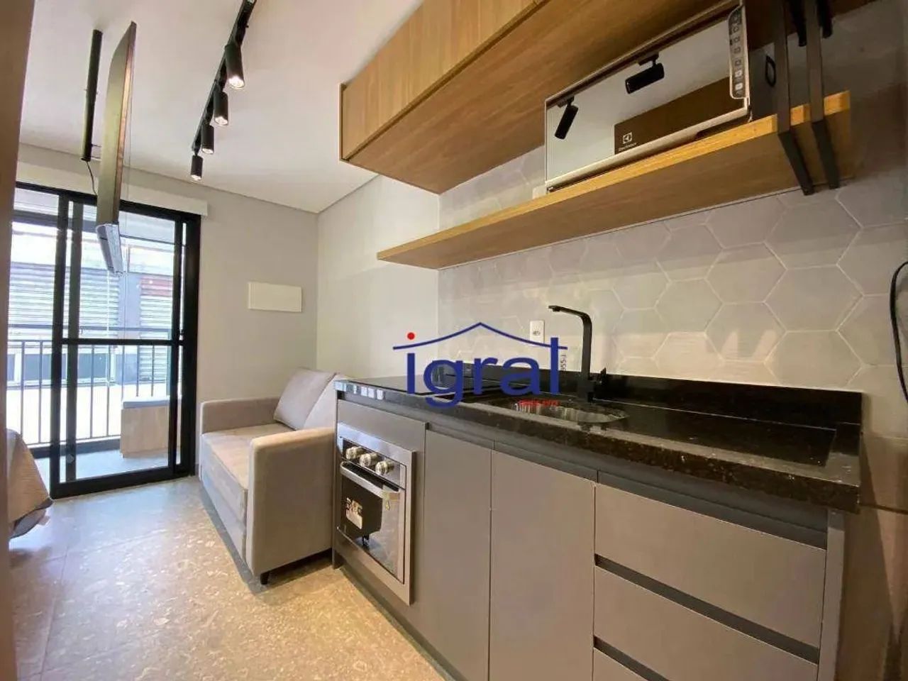 Studio mobiliado com 1 dormitório para alugar, 28 m² por R$ 3.000/mês - Jabaquara - São Pa - Foto 3
