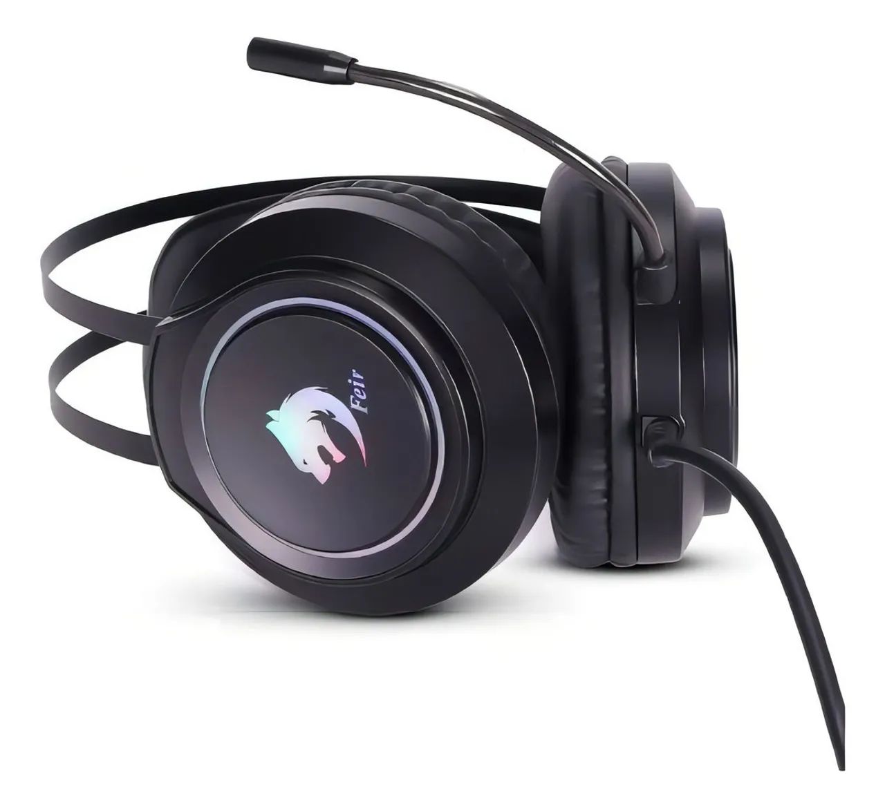 Headset Gamer Usb 7.1 Led Rgb, Play 4, Pc Notebook - Fr-V1 - Feir Com fio - Foto 6