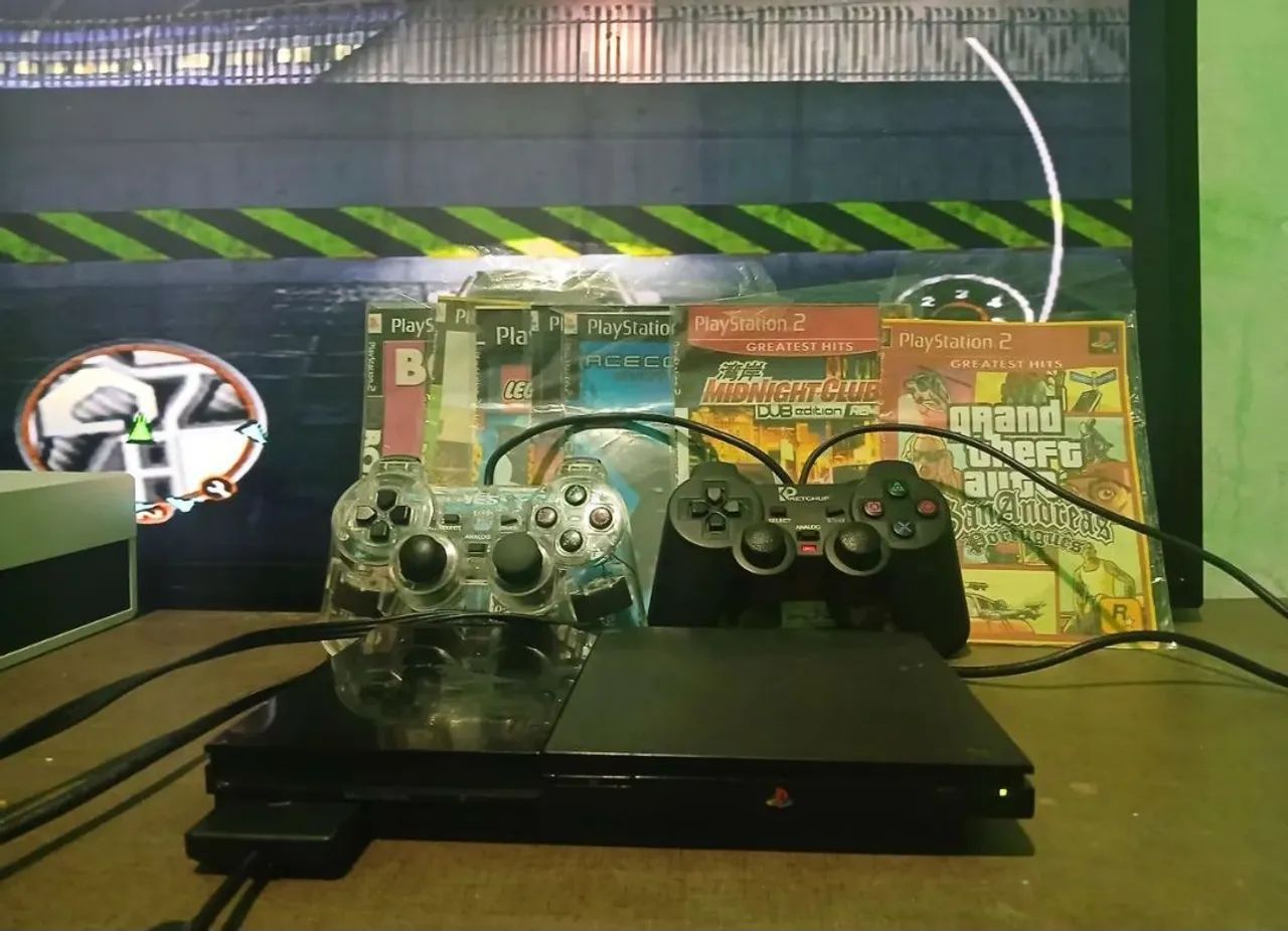 PlayStation 2 Completo com Jogos valor 400 - Foto 2