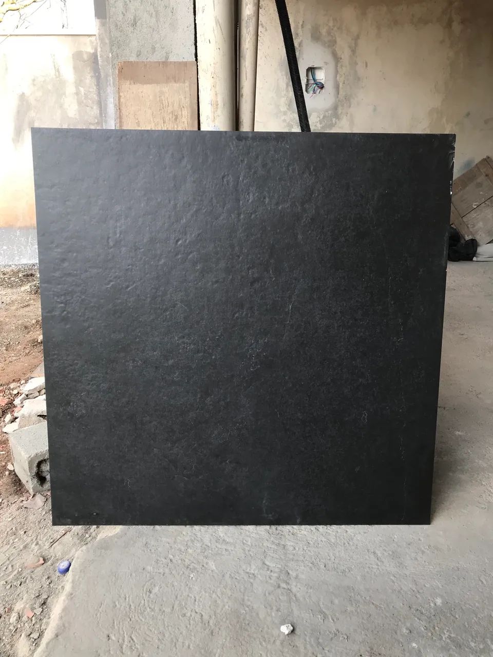 Porcelanato portobello 90x90 preto natural oferta (10 peças) 