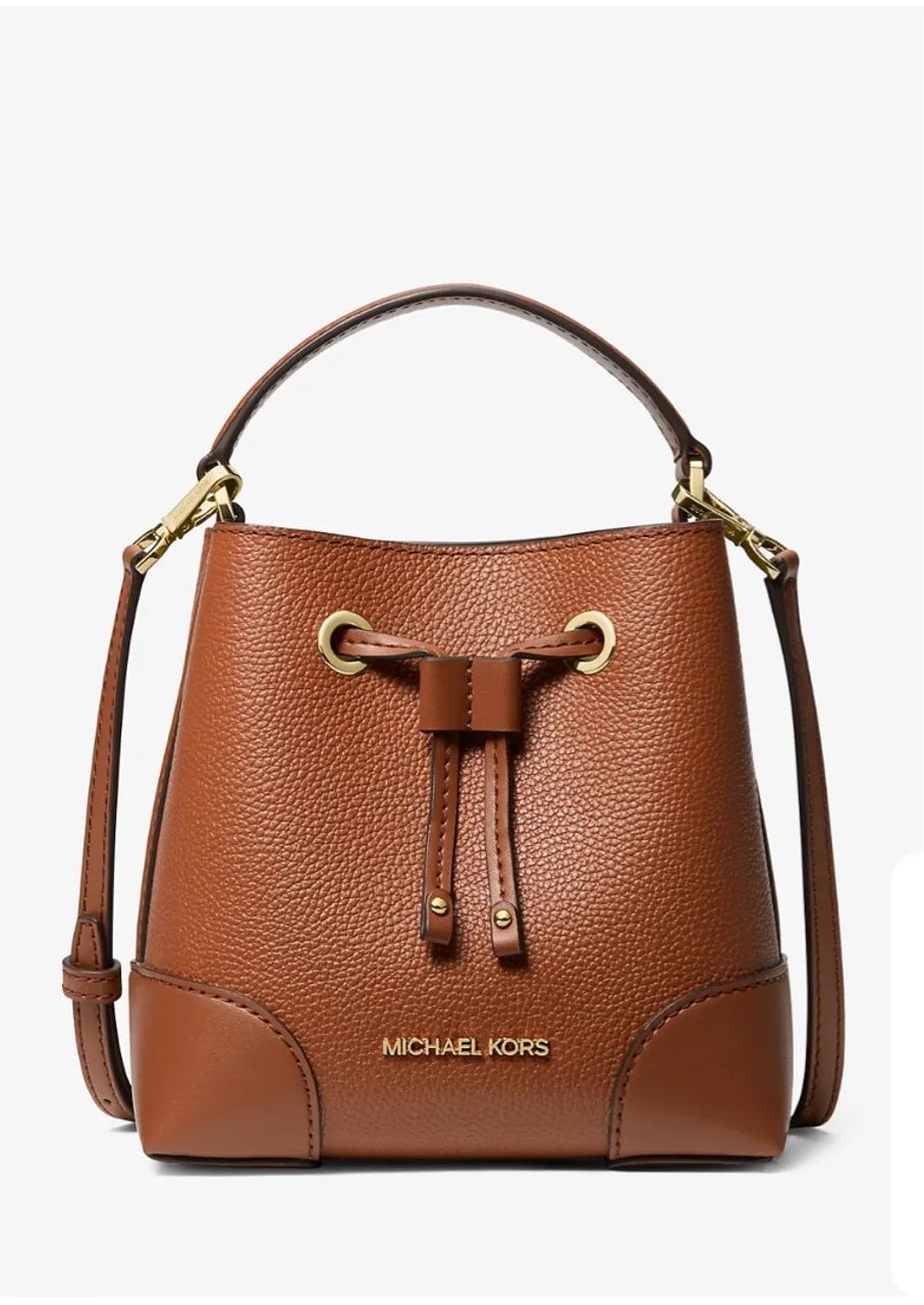 Bolsa de Ombro de Couro Marrom Elegante - Foto 2