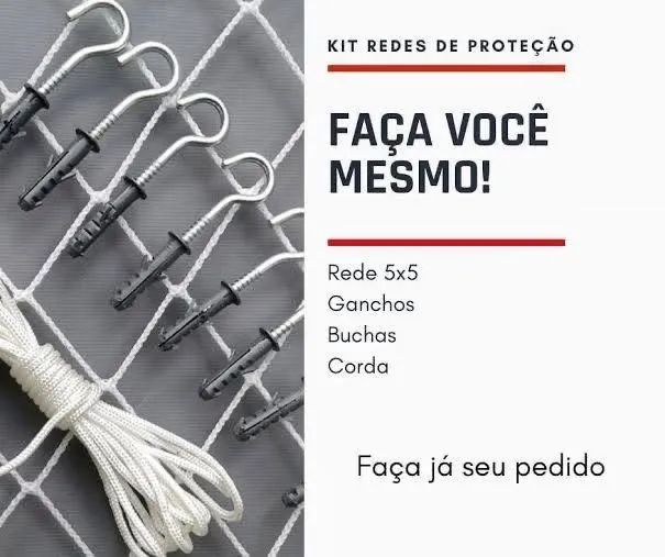 Kit rede de proteção completo 