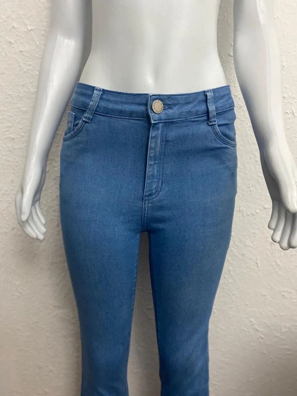 Calça Jeans Dudalina Tamanho 38 Stretch Ótimo Estado - Foto 4