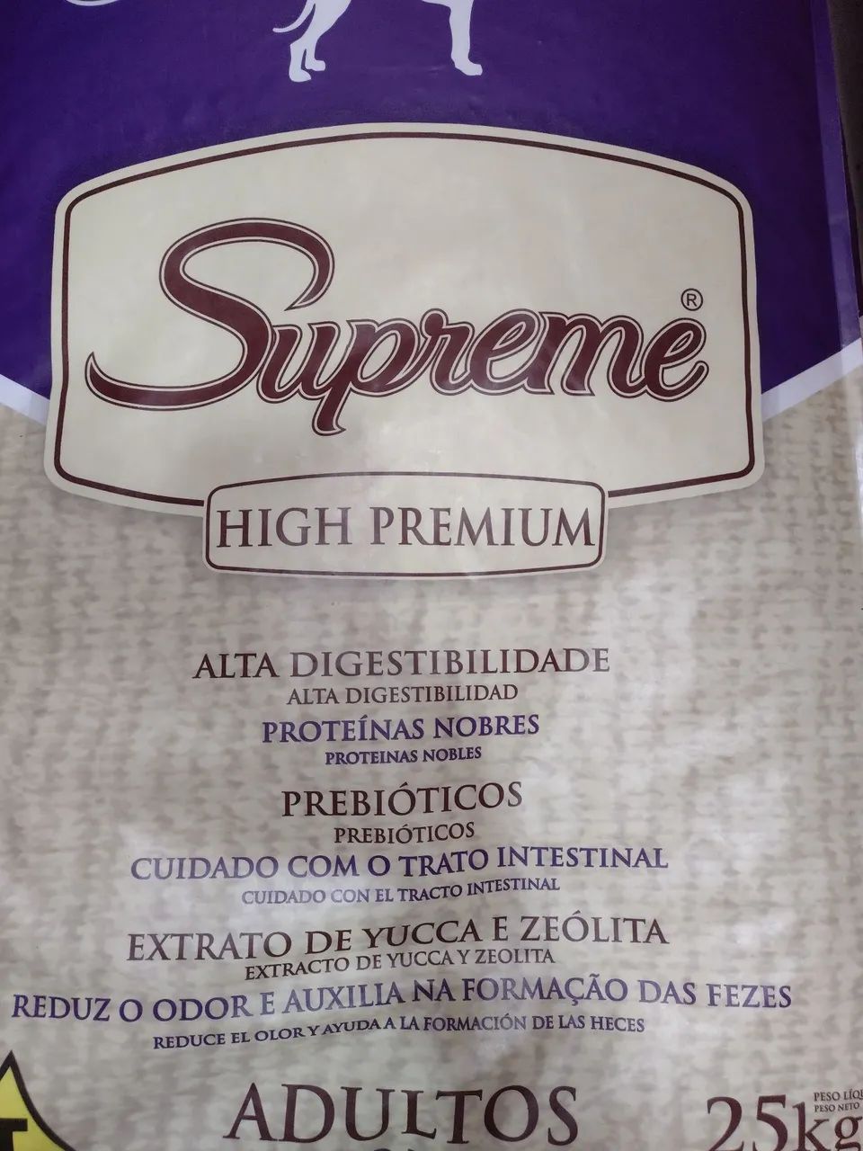 Ração para Cachorros Supreme Adultos Frango e Carne 25kg - Foto 2