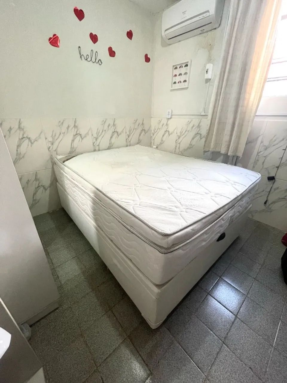 Para vender rápido: CONUNTO CAMA CASAL COLCHÃO + BAÚ - Foto 2