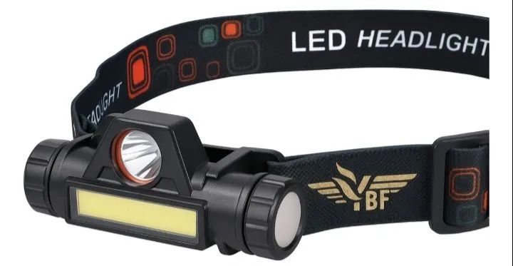 Lanterna Led Cabeça com fita elastica