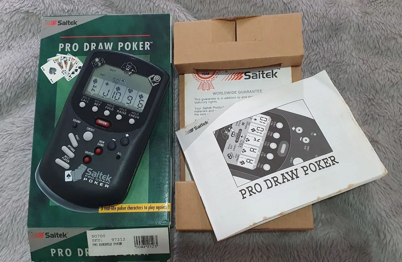 Saitek Pro draw Poker mini game importado na caixa - Foto 3
