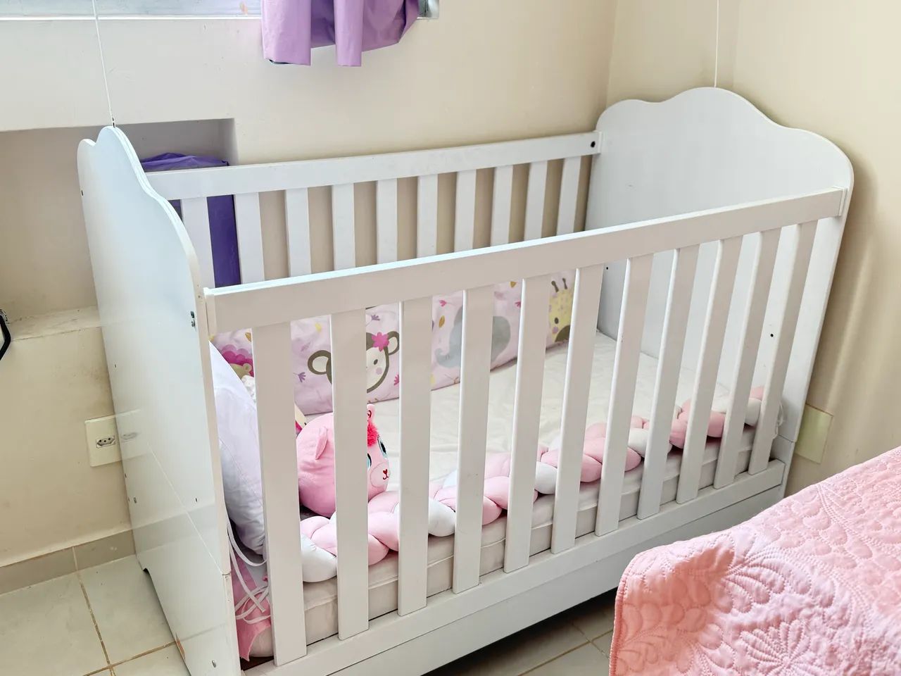 Berço 3 em 1 com colchão 