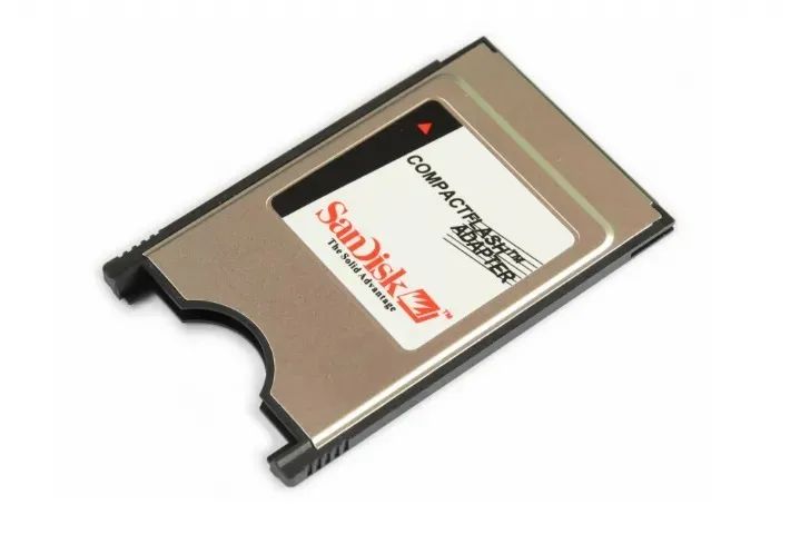 Adaptador Pcmcia Cf Compact Flash Sandisk - Foto 2