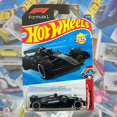 Miniatura Hot Wheels F1 Mercedes-amg Petronas 2025 1/64 - Mattel