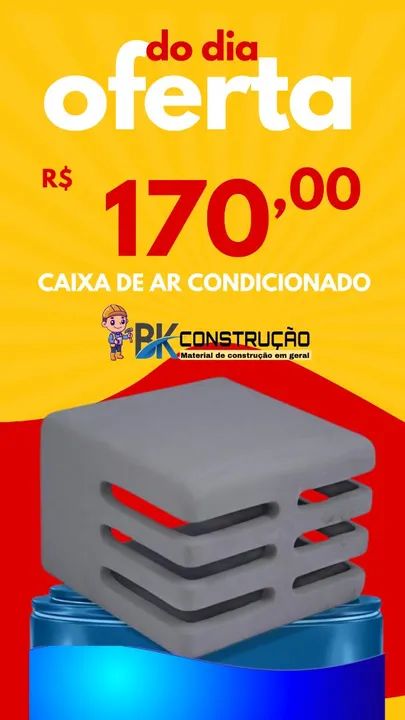 Caixa de Ar Condicionado - Oferta do Dia!