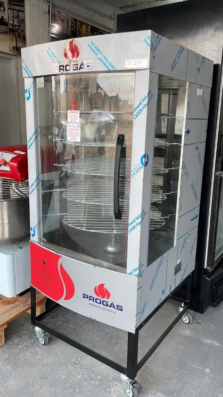 Forno turbo a gás 5 telas com cavalete (Ester)