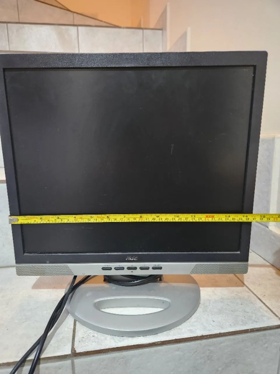 Tela computador monitor LCD 17" AOC - Foto 3