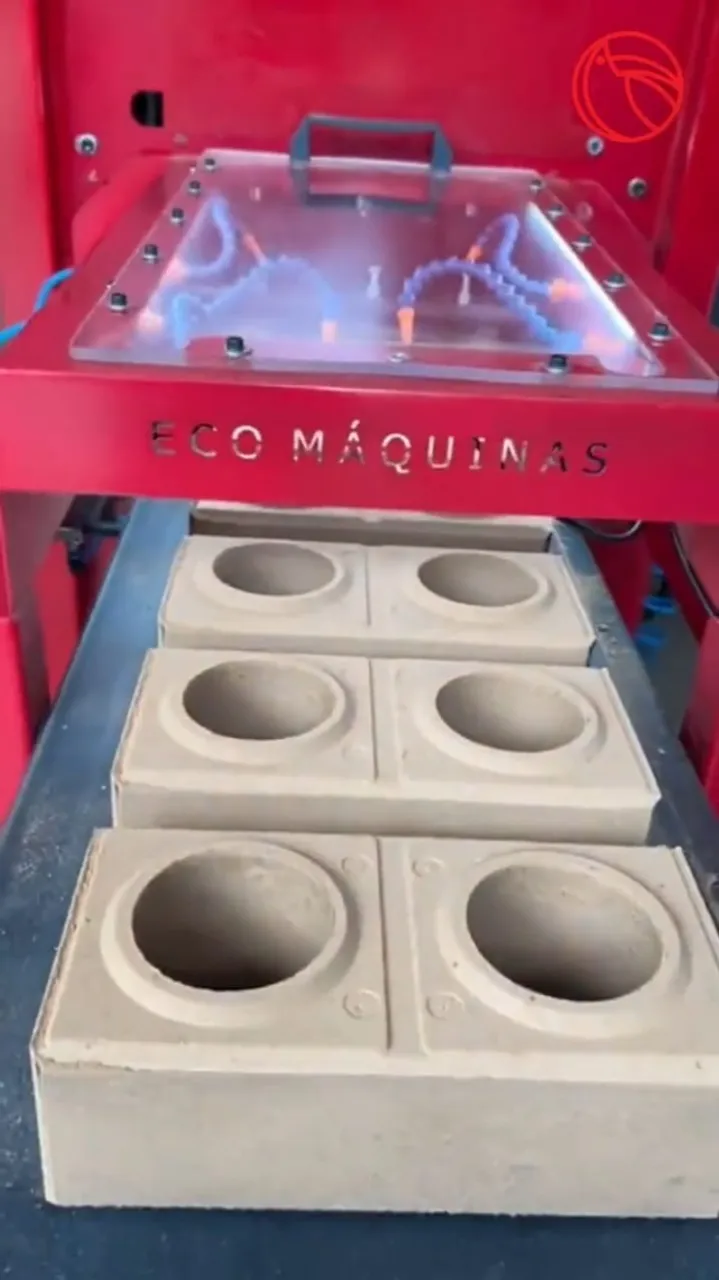 Maquina de fábrica tijolos