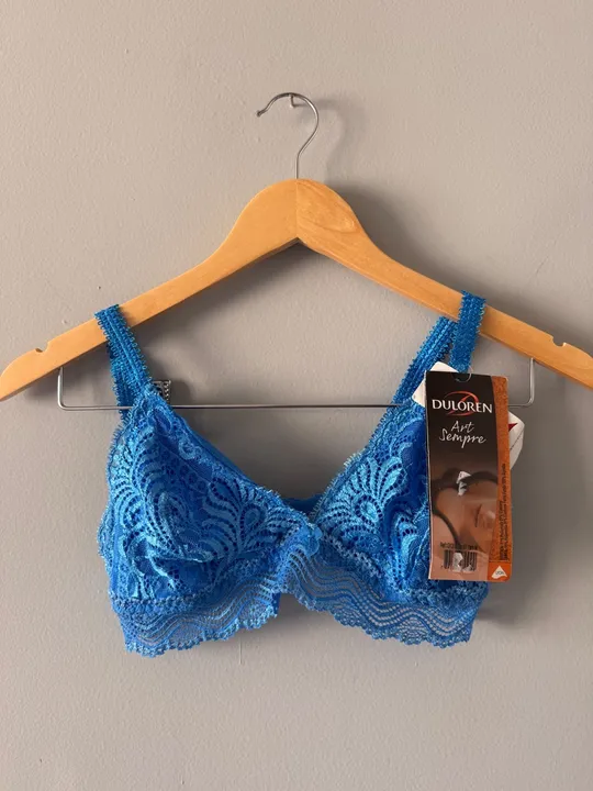 Sutiã de renda azul DULOREN - Novo