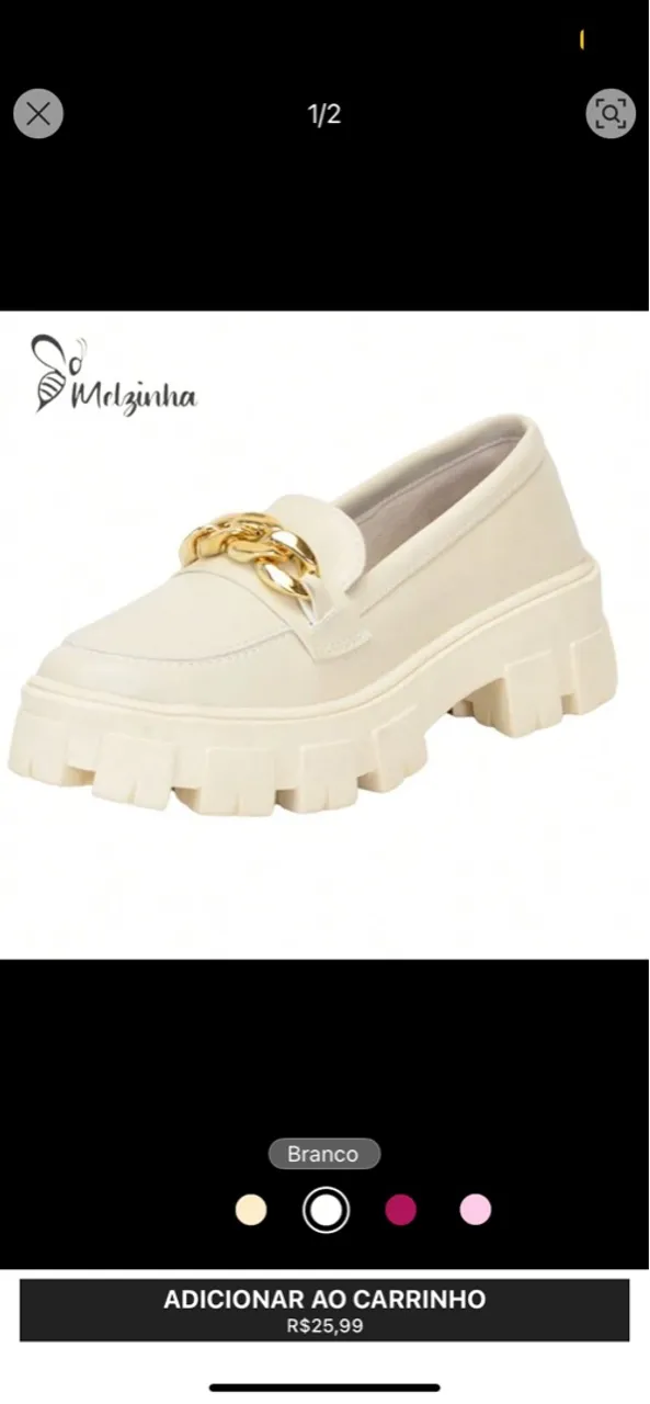 Sapato mocassim tratorada
