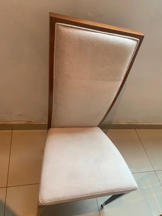 Mesa de Jantar de Vidro com 6 Cadeiras - Foto 5