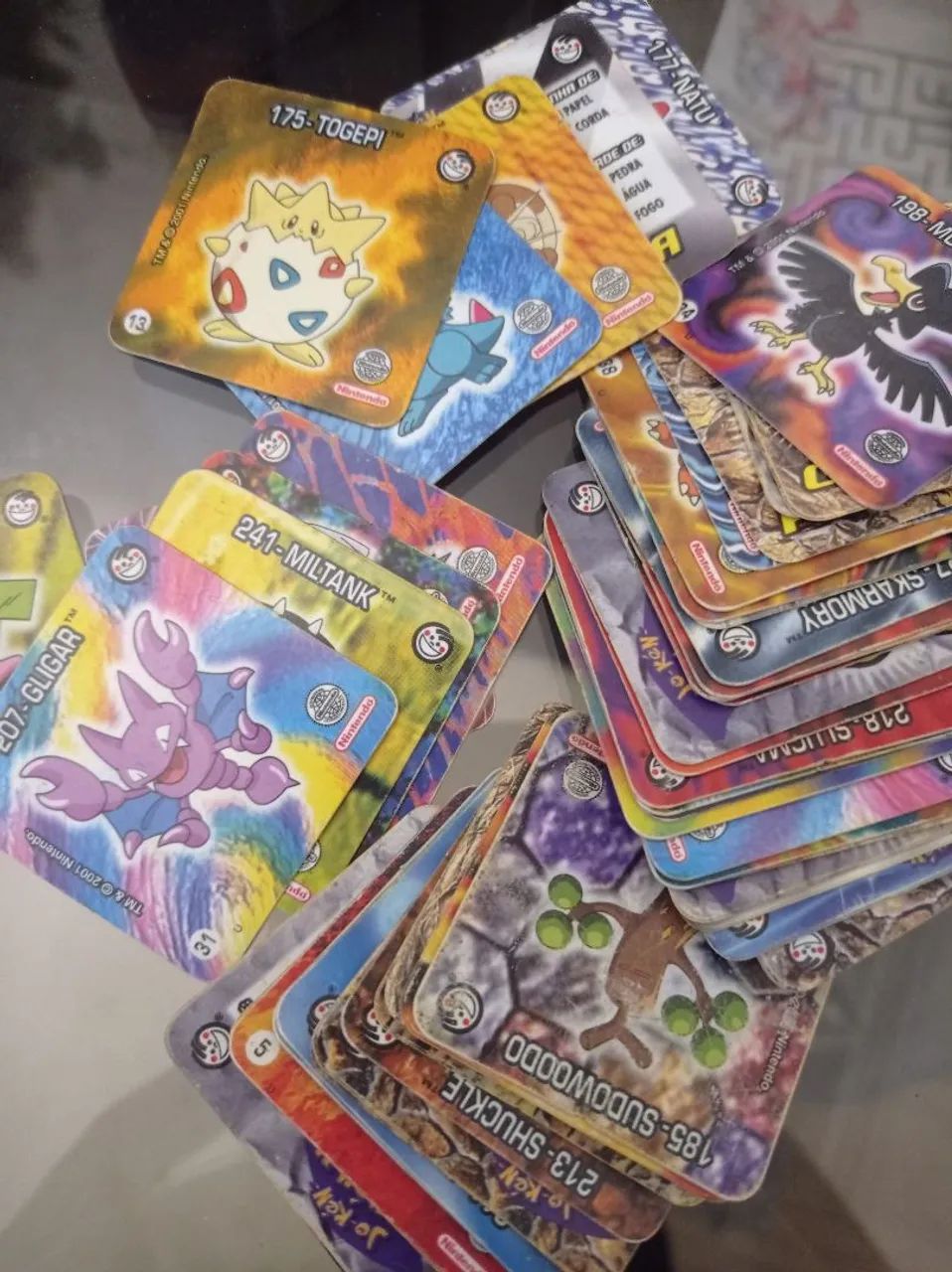Cartas Pokémon Antigas