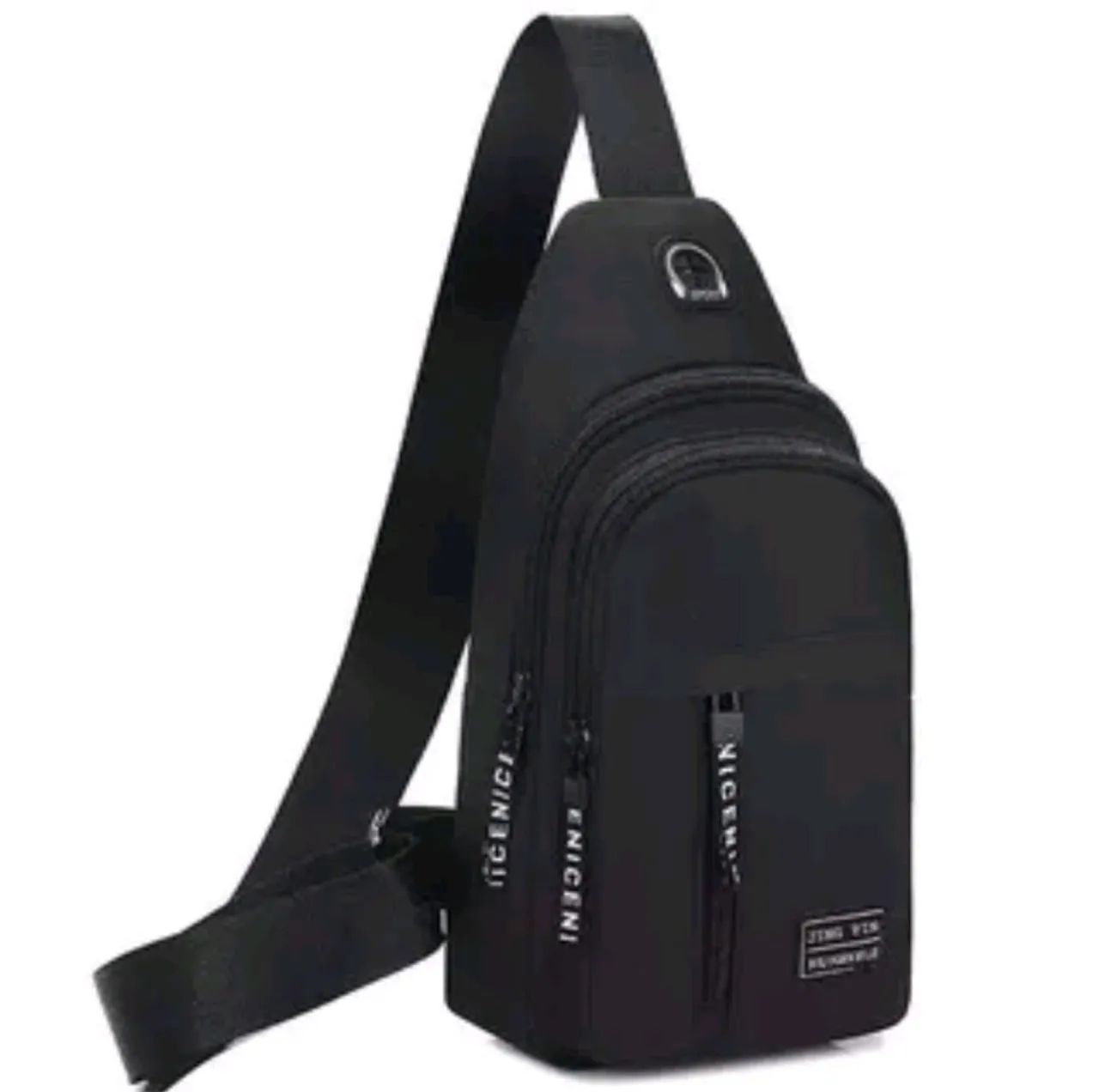 Mochila de Ombro Masculina Cinza - ICENICENI - Foto 5