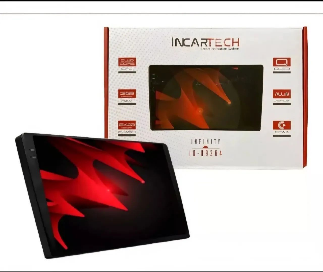 Central Multimídia Incartech 9 Polegadas