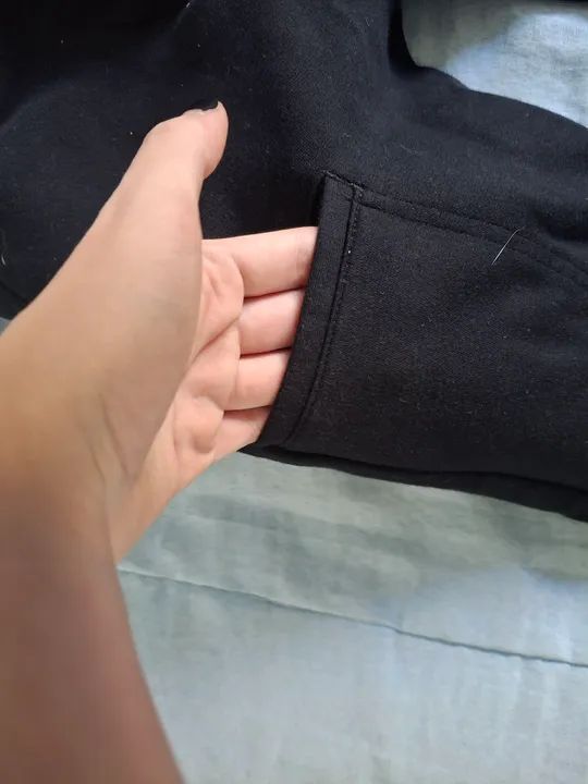 Calças de Equitação Preta marca Fouganza - Foto 4