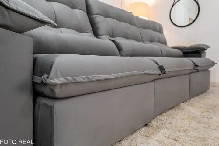 Sofá Retrátil Reclinável Simone - Foto 2