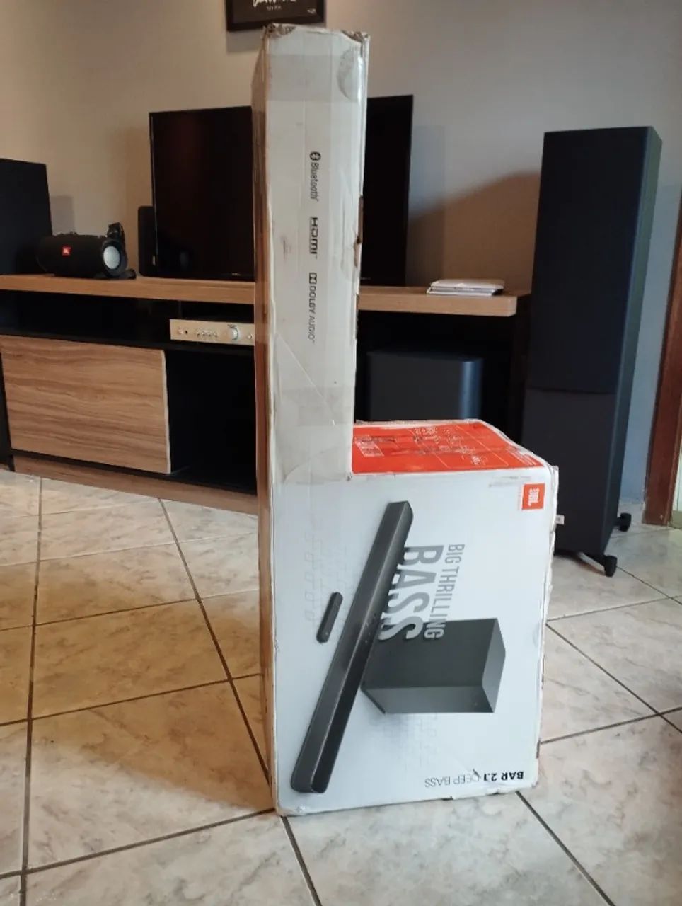 Soundbar JBL 2.1 Deep Bass Home Theater *NOVO* - Foto 5